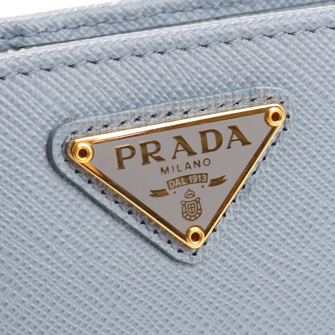 PRADA プラダ 1ML009 二つ折り財布 ASTRALE ブルー系 レディース