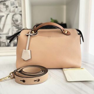 美品✨FENDI バイザウェイ パイソン ロゴ　ハンドバッグ