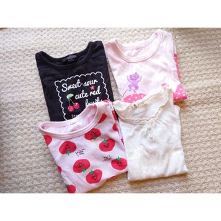 90～95cm トップス 4枚セット(Tシャツ/カットソー)