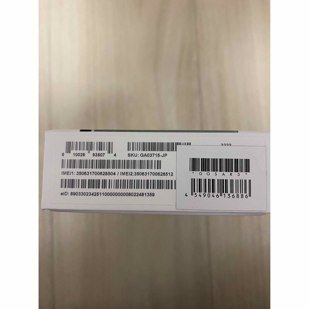 google pixel 6a 128GB sage 新品　未使用