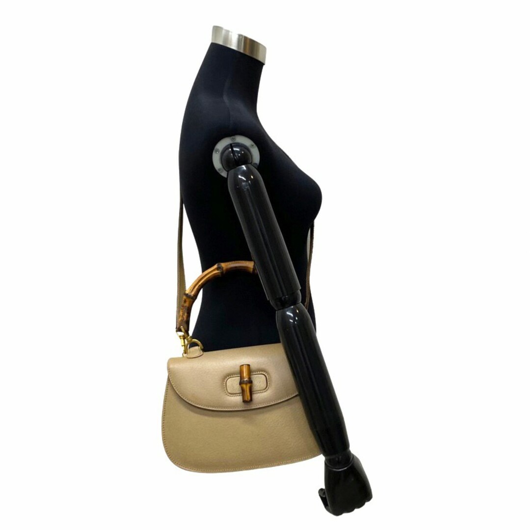 Gucci - 極 美品 GUCCI オールドグッチ ヴィンテージ バンブー レザー