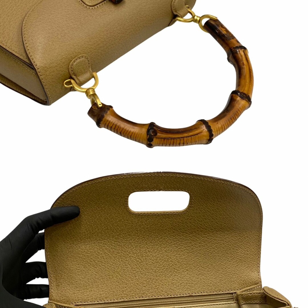 Gucci - 極 美品 GUCCI オールドグッチ ヴィンテージ バンブー レザー