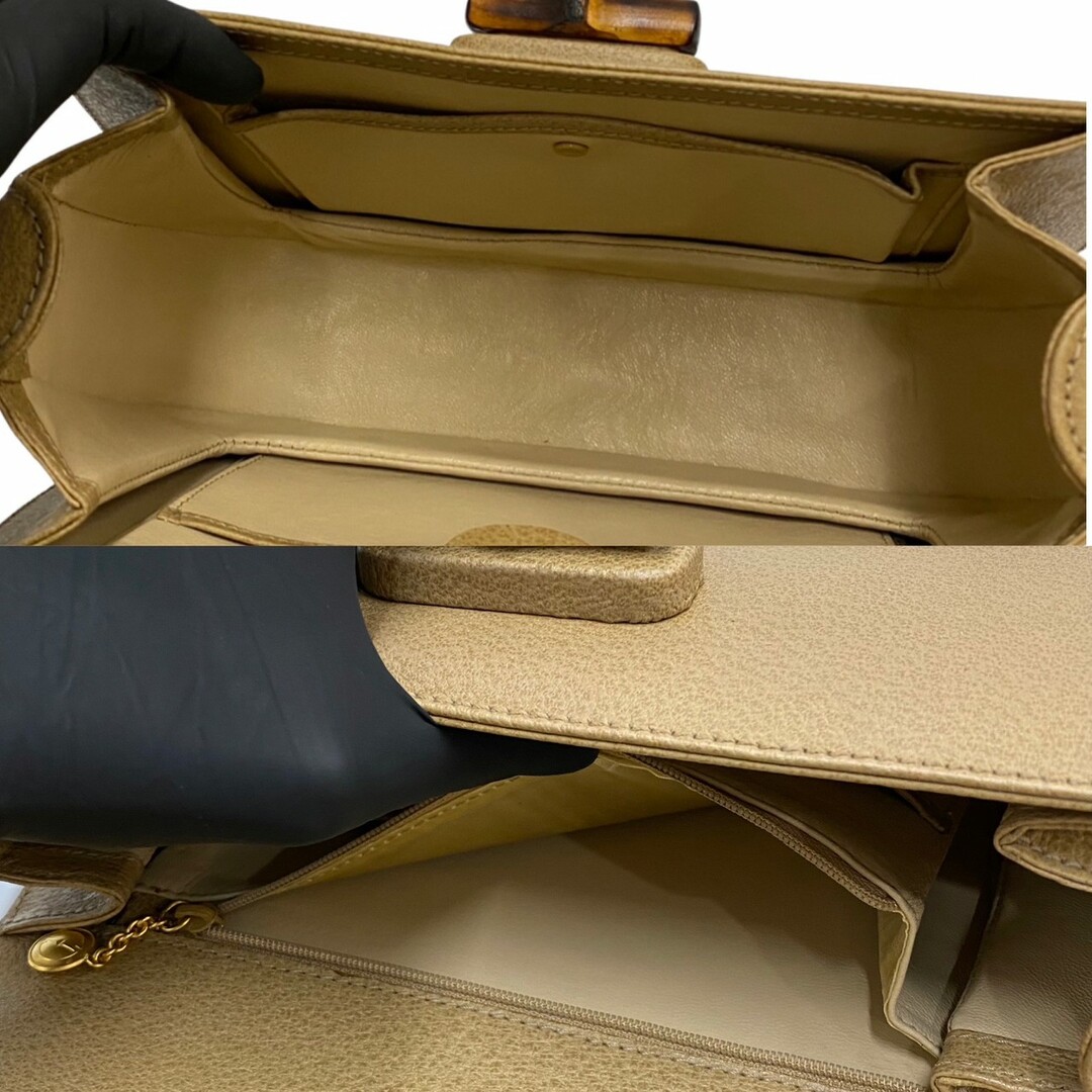 Gucci - 極 美品 GUCCI オールドグッチ ヴィンテージ バンブー レザー