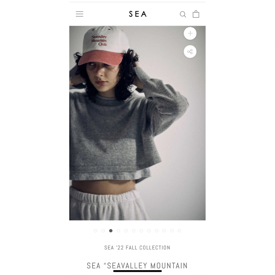 SEA(シー)のSEA Seavalley Mountain Club ベースボールキャップ レディースの帽子(キャップ)の商品写真