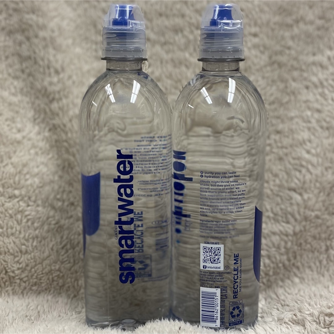 ☆日本未発売 未開封 smart waterスマートウォーター 700ml 2本 食品/飲料/酒の飲料(ミネラルウォーター)の商品写真