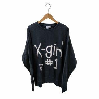 X-girl - X-girl(エックスガール) SMILEY(R) SWEAT TOP トップスの通販 ...