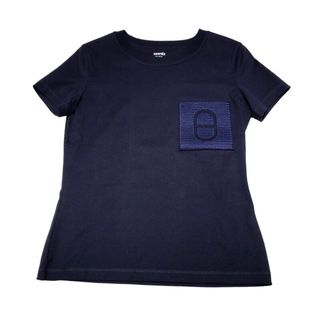 エルメス HERMES シェーヌダンクル ポケット刺繍Tシャツ 半袖Ｔ