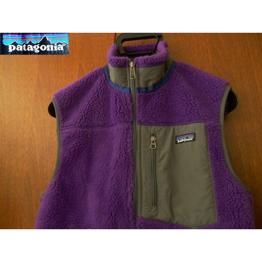 patagonia ベスト XS レトロX フリース Classic パープル