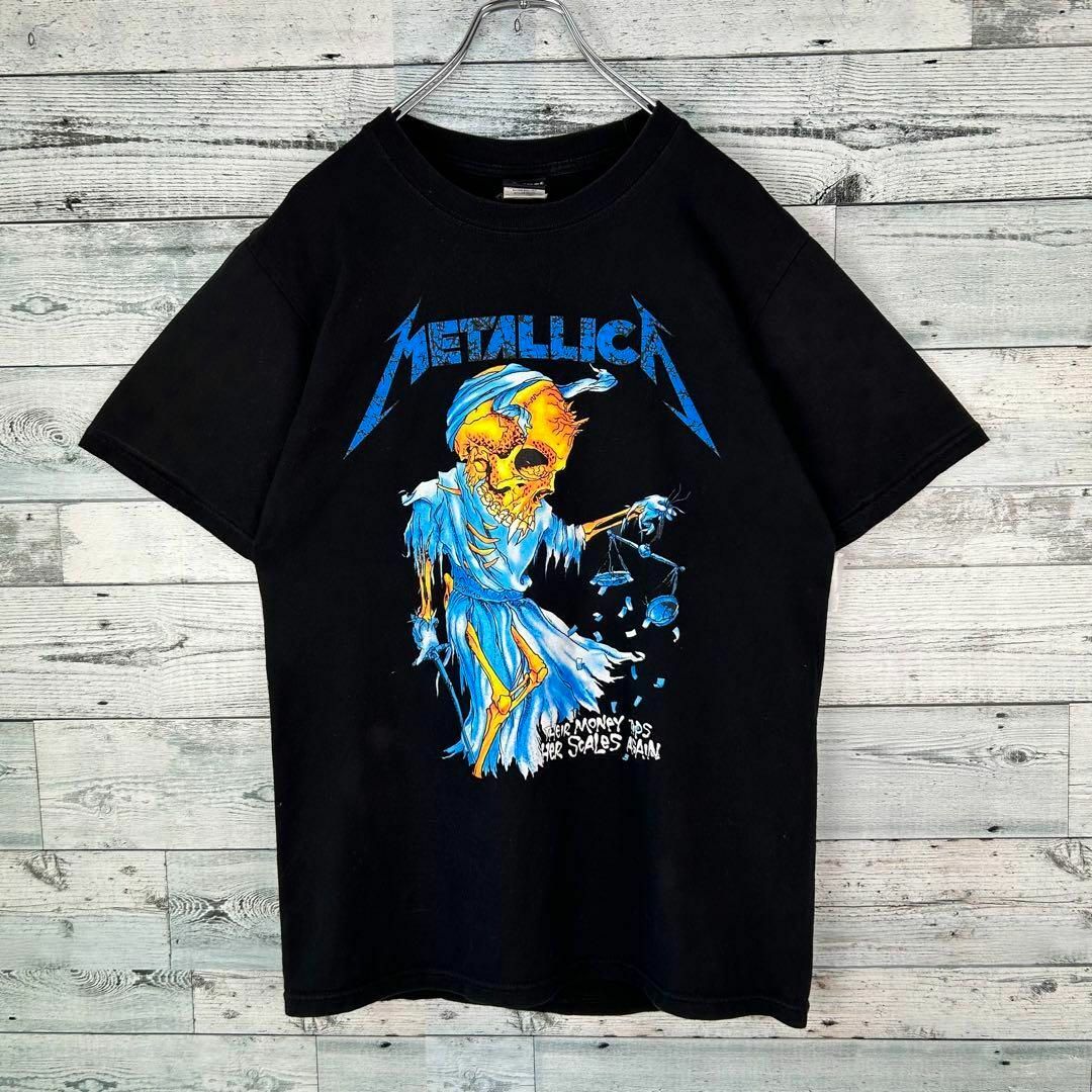 METALLICA(メタリカ)の【希少‼︎】メタリカ 両面プリント バンドT 半袖 Tシャツ ブラック 美品 メンズのトップス(Tシャツ/カットソー(半袖/袖なし))の商品写真