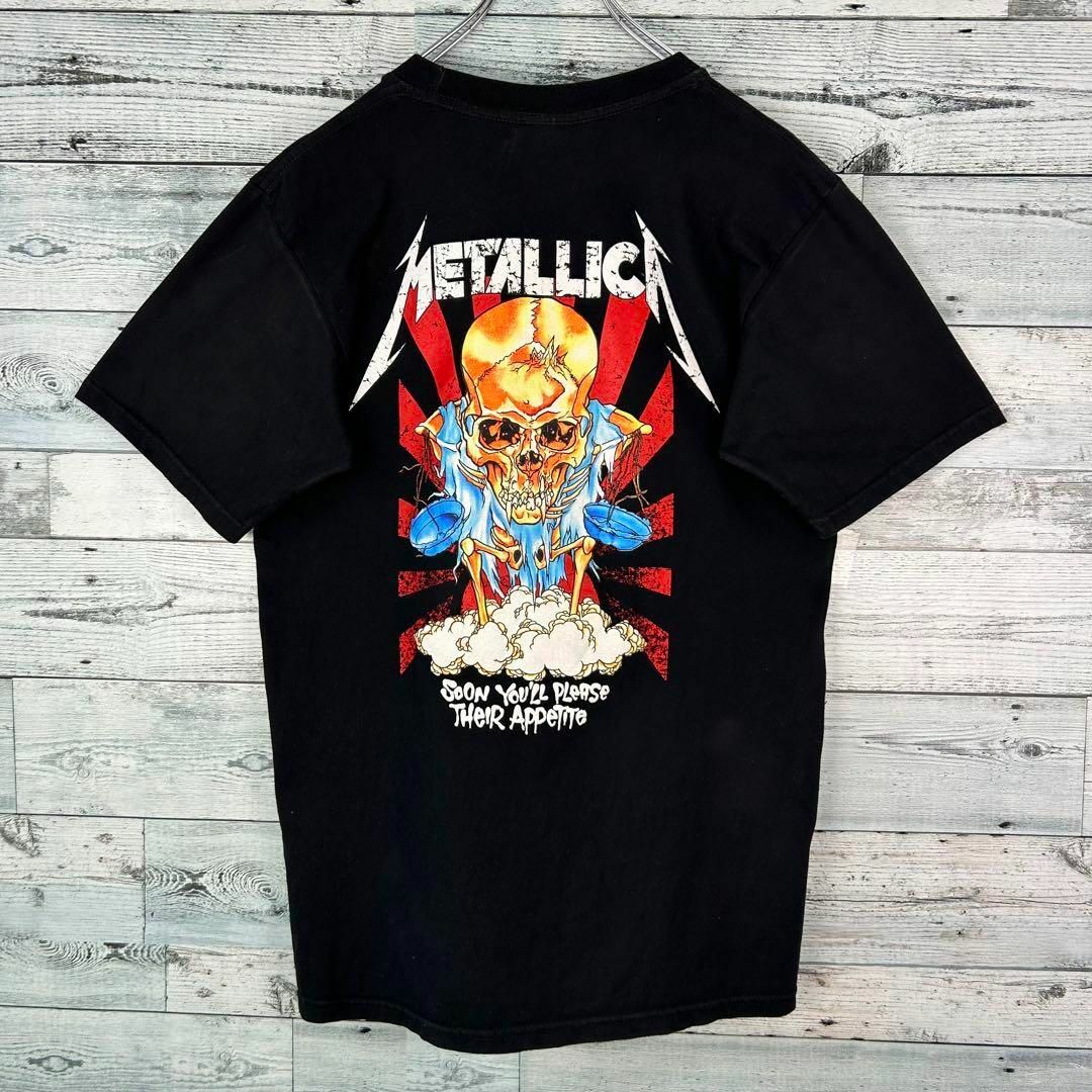 METALLICA(メタリカ)の【希少‼︎】メタリカ 両面プリント バンドT 半袖 Tシャツ ブラック 美品 メンズのトップス(Tシャツ/カットソー(半袖/袖なし))の商品写真