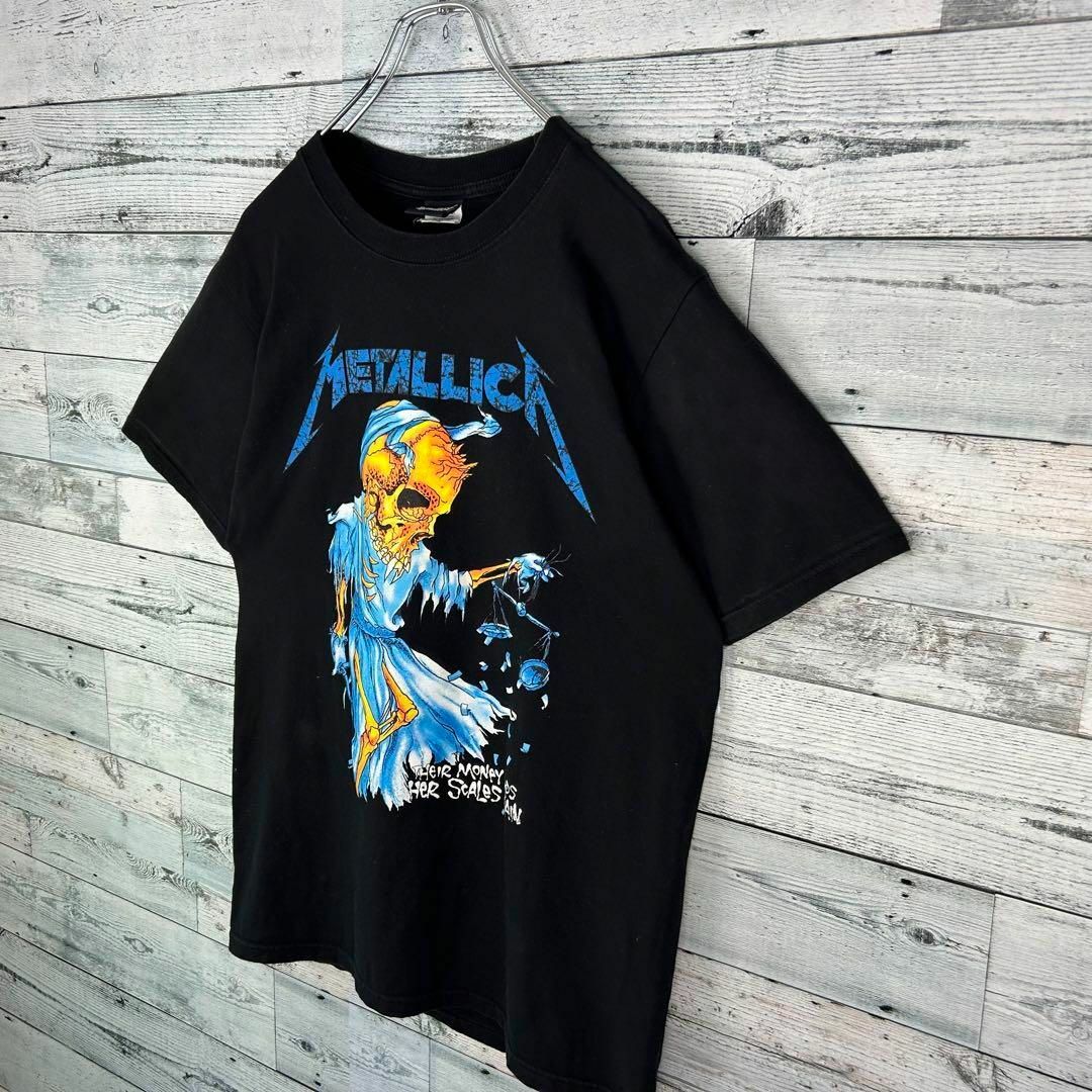 METALLICA(メタリカ)の【希少‼︎】メタリカ 両面プリント バンドT 半袖 Tシャツ ブラック 美品 メンズのトップス(Tシャツ/カットソー(半袖/袖なし))の商品写真