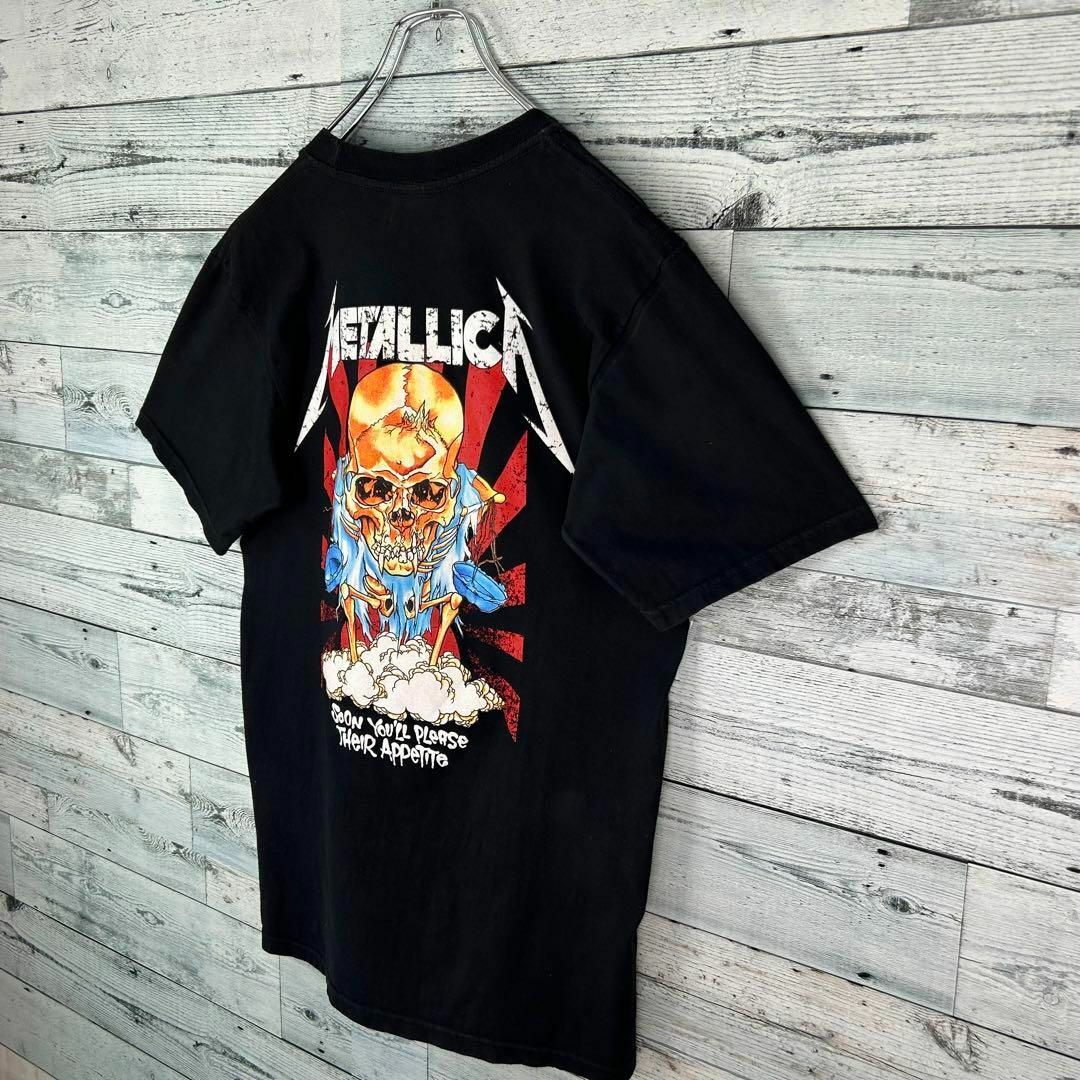 METALLICA(メタリカ)の【希少‼︎】メタリカ 両面プリント バンドT 半袖 Tシャツ ブラック 美品 メンズのトップス(Tシャツ/カットソー(半袖/袖なし))の商品写真