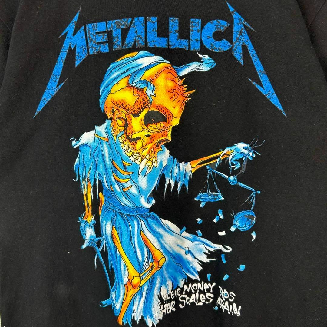 METALLICA(メタリカ)の【希少‼︎】メタリカ 両面プリント バンドT 半袖 Tシャツ ブラック 美品 メンズのトップス(Tシャツ/カットソー(半袖/袖なし))の商品写真