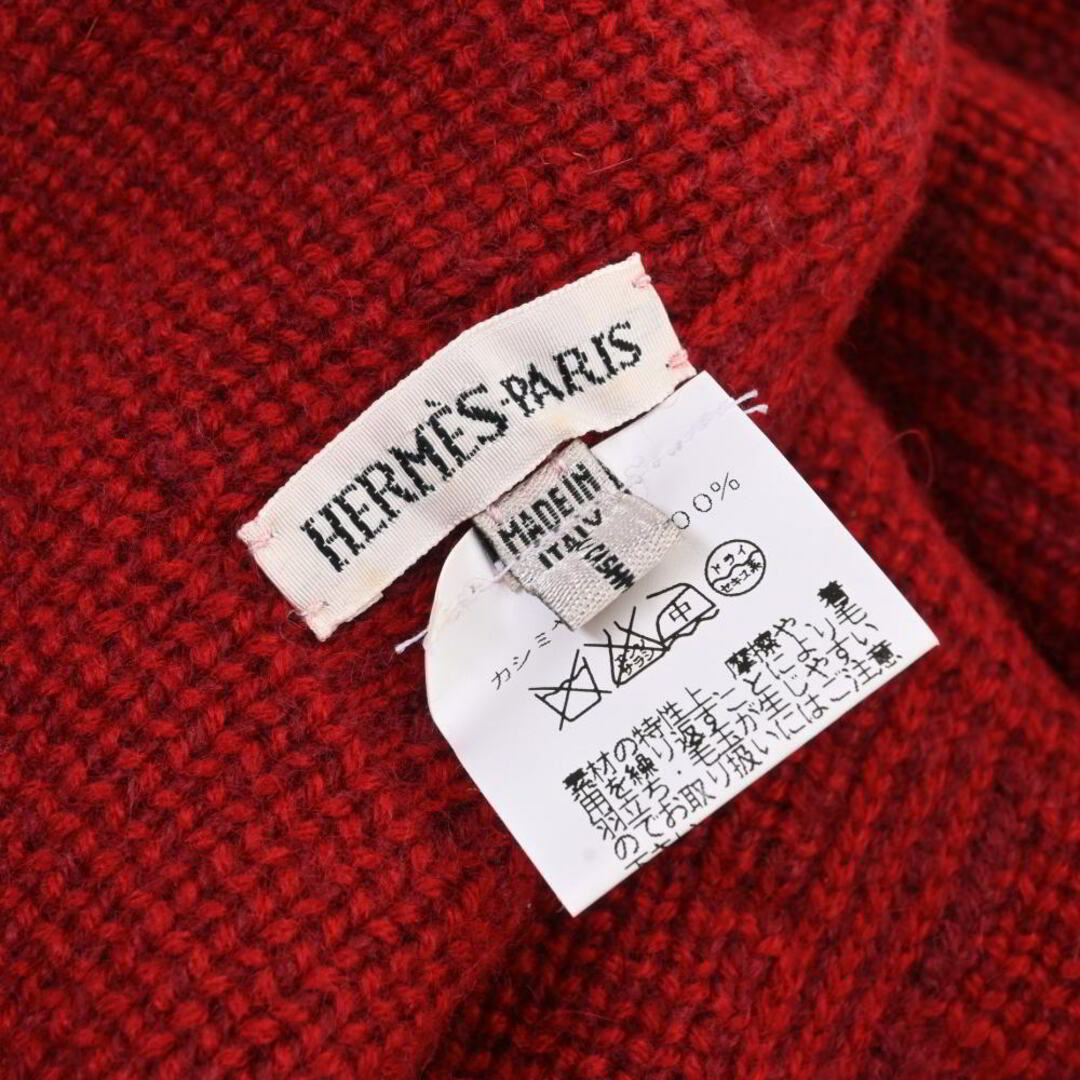 Hermes(エルメス)のHERMES マルジェラ期 Hロゴ カシミヤ マフラー レディースのファッション小物(マフラー/ショール)の商品写真