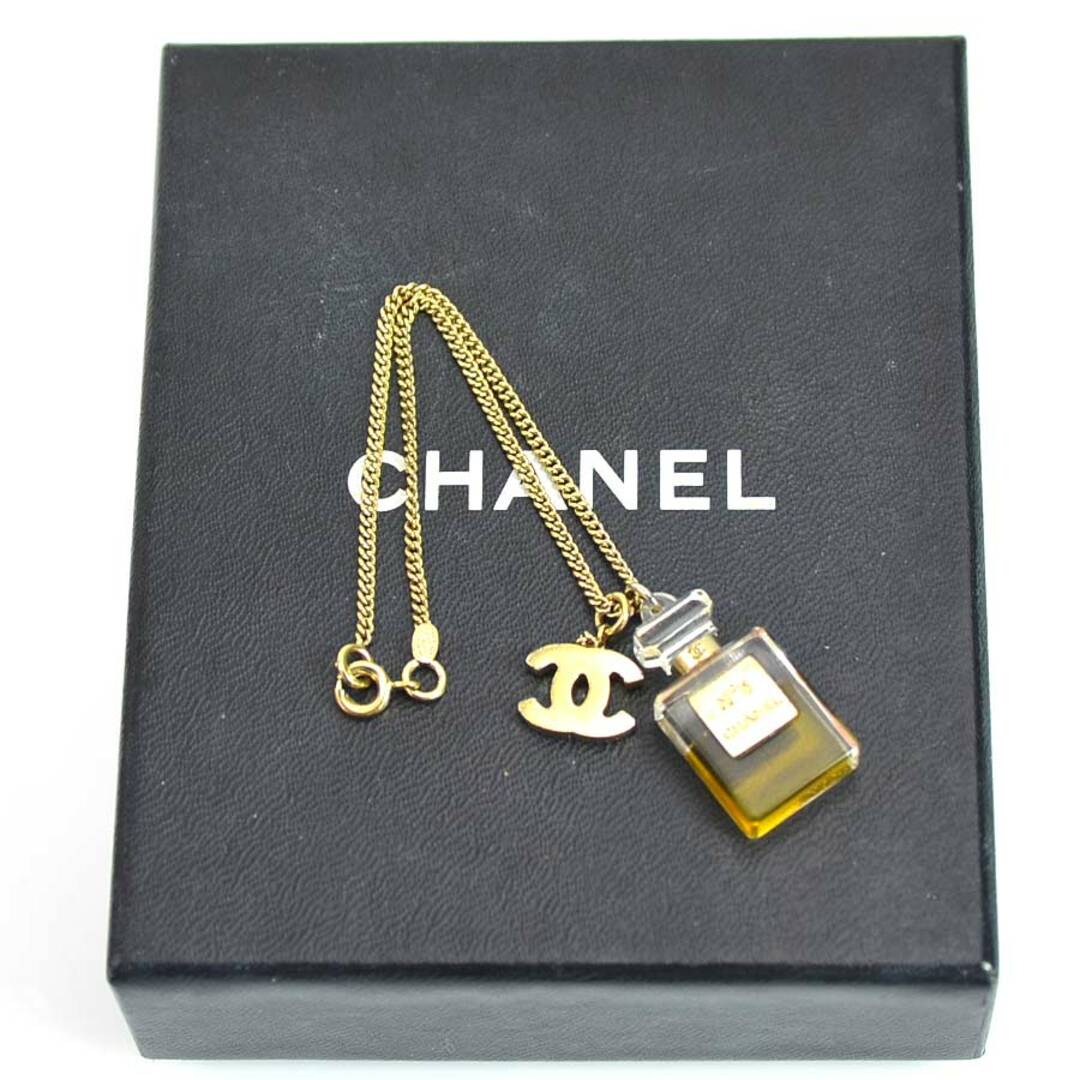 シャネル CHANEL ブレスレット No.5 香水モチーフ ココマーク メタル/レジン ゴールド レディース 送料無料 e55852a