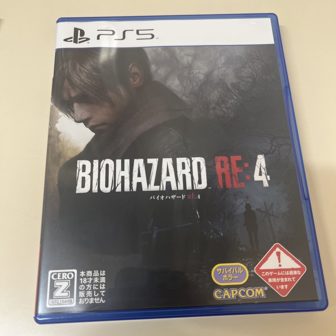 CAPCOM(カプコン)のBIOHAZARD RE4 PS5 エンタメ/ホビーのゲームソフト/ゲーム機本体(家庭用ゲームソフト)の商品写真