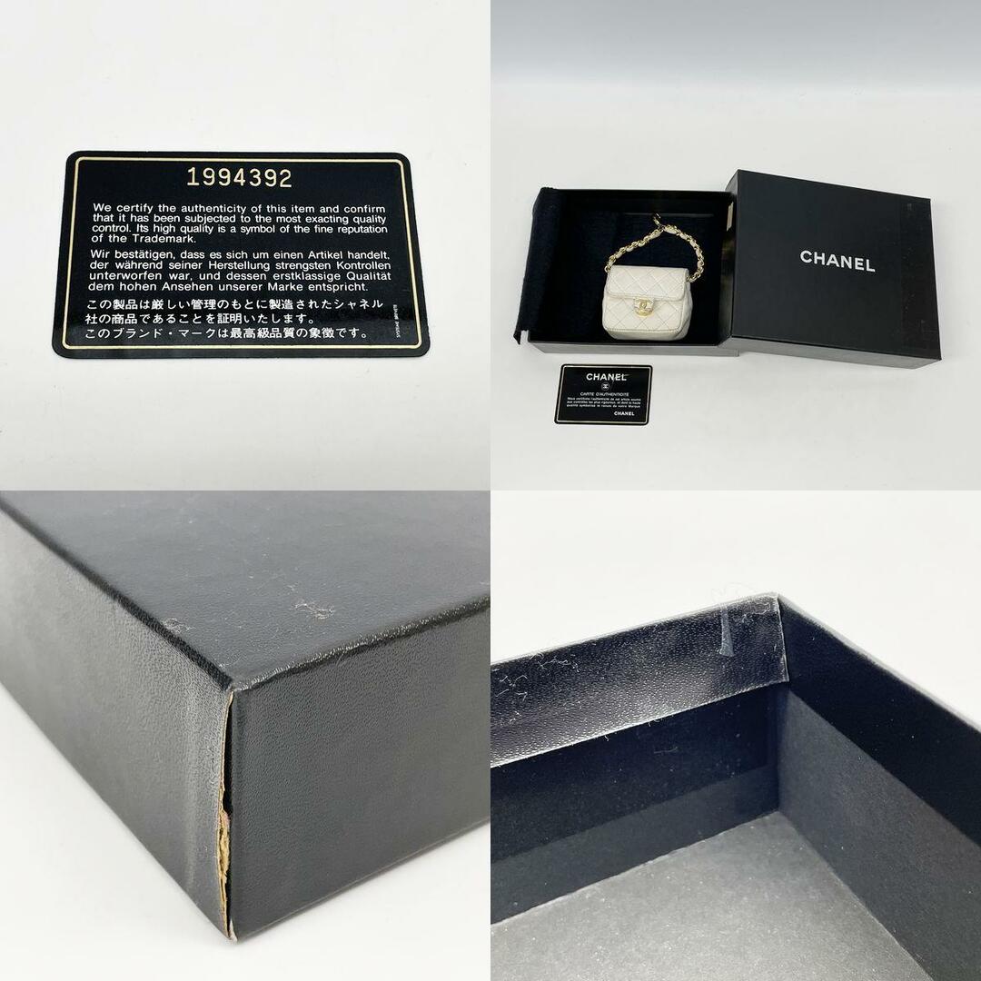 CHANEL(シャネル)のCHANEL ミニミニ マトラッセ ココマーク チェーン バッグチャーム ヴィンテージ ポーチ レディースのファッション小物(ポーチ)の商品写真