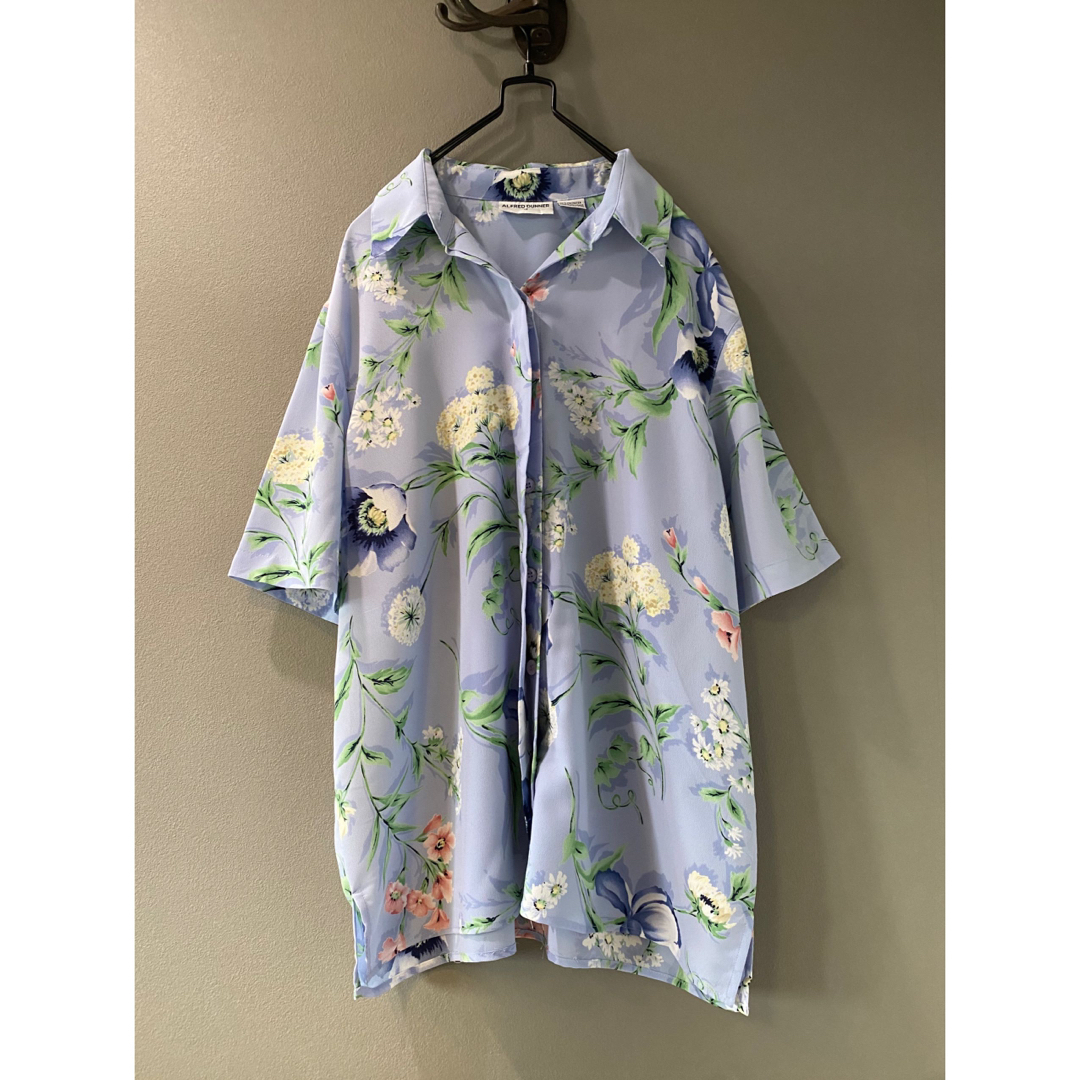 vintage 90's 半袖 アロハシャツ 柄シャツ 花柄 総柄 未使用に近い