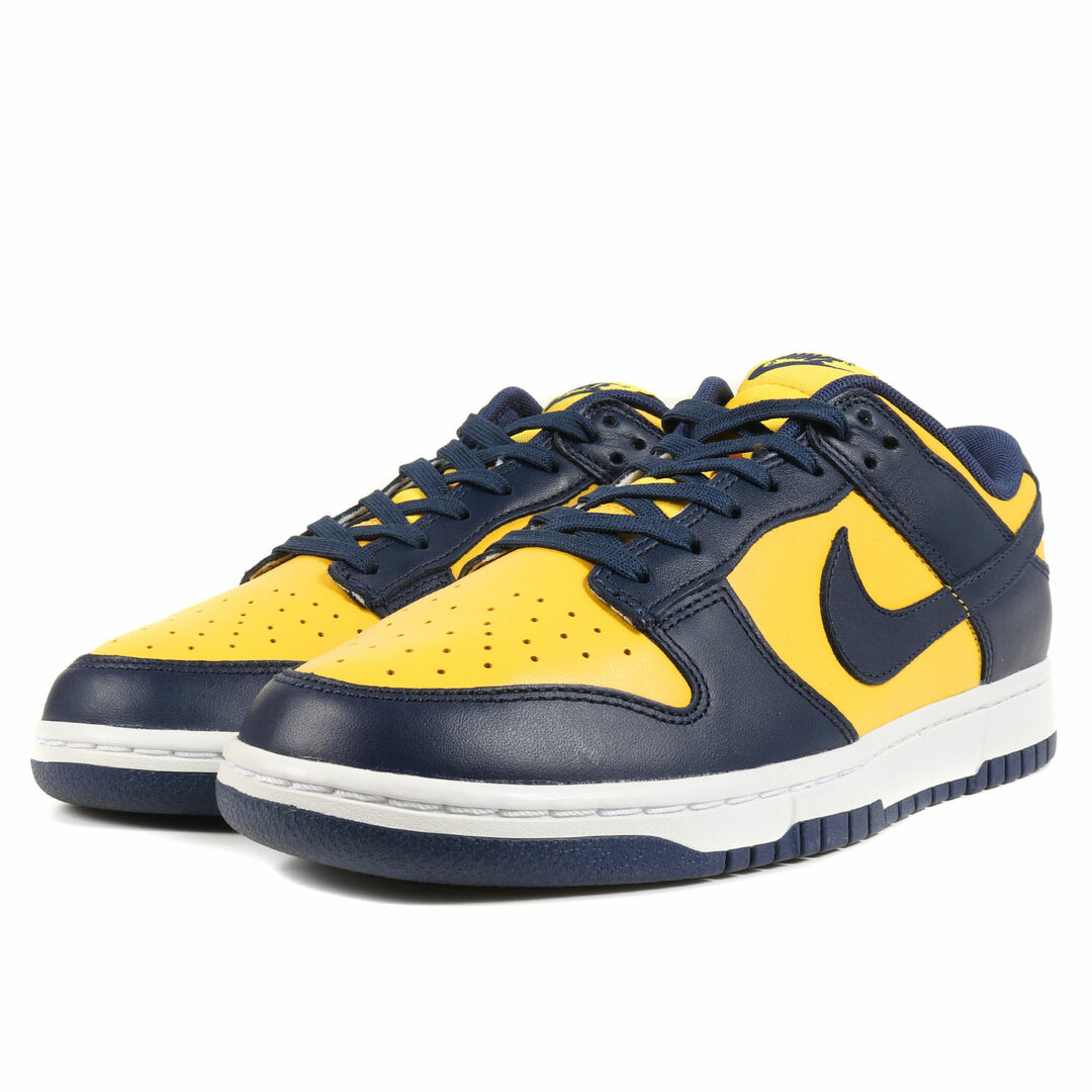 NIKE ナイキ サイズ:27.0cm DUNK LOW RETRO MICHIGAN ミシガン大学カラー (DD1391-700) 2021年  ダンク ロー レトロ バーシティーメイズ ミッドナイトネイビー US9 ローカット スニーカー 【メンズ】【中古】【美品】