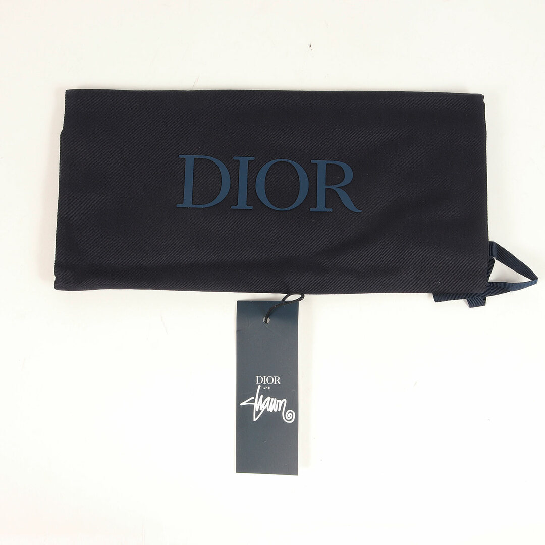 DIOR HOMME(ディオールオム)のDior HOMME ディオールオム サイズ:42 SHAWN STUSSY ショーンフォントロゴ ビーチサンダル Embroidery Flip Flops 20SS ライトブルー イタリア製 ブランド コラボ 【メンズ】【中古】 メンズの靴/シューズ(ビーチサンダル)の商品写真