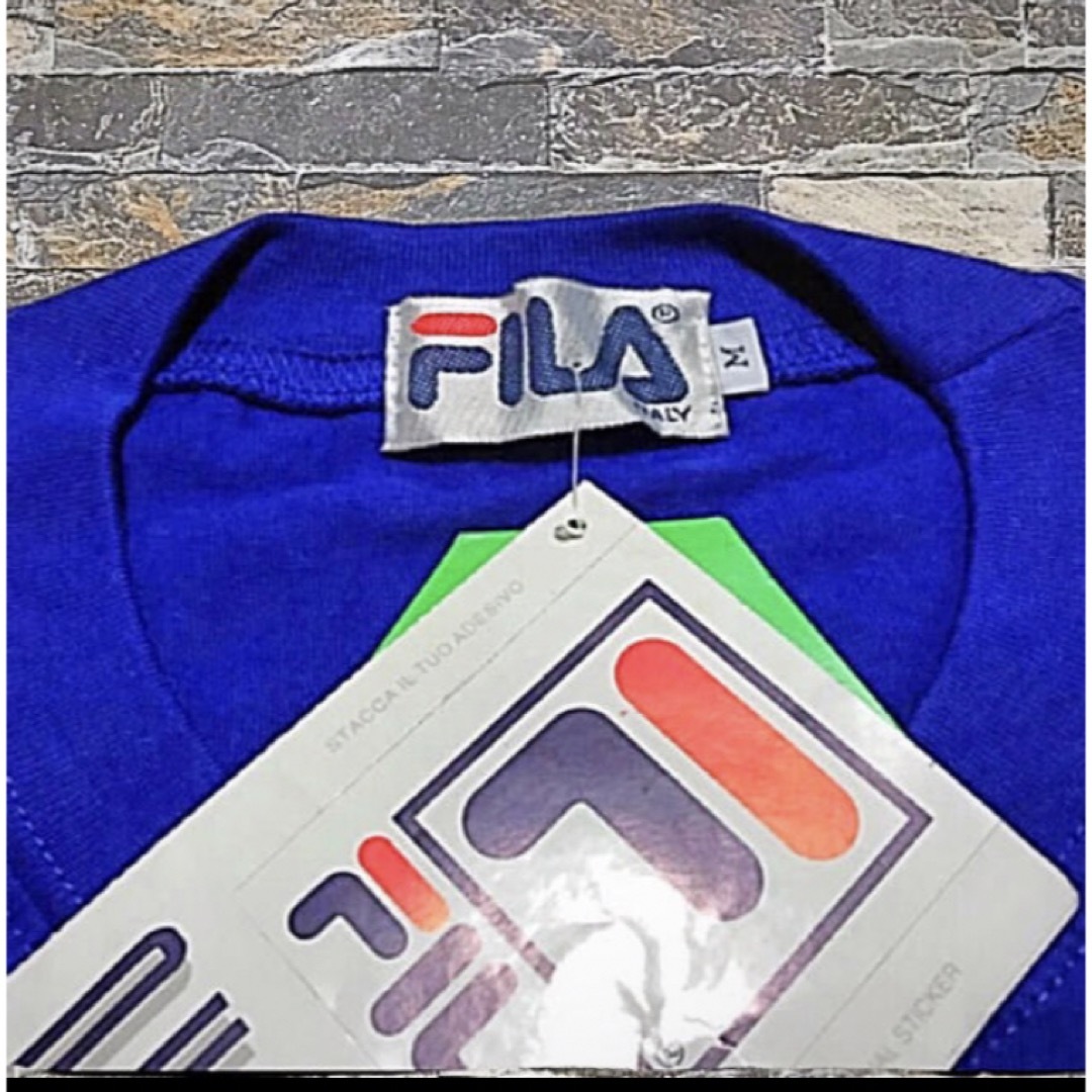 FILA(フィラ)のFILA 希少90s ‼️ ビックロゴTEE‼️タグ付き未使用品‼️ メンズのトップス(Tシャツ/カットソー(半袖/袖なし))の商品写真