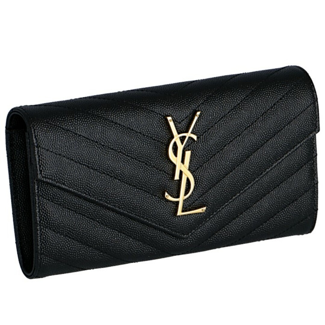 サンローラン パリ SAINT LAURENT PARIS 財布 MONOGRAMME SAINT LAURENT MATELLASSE 二つ折り長財布 372264 BOW01 1000