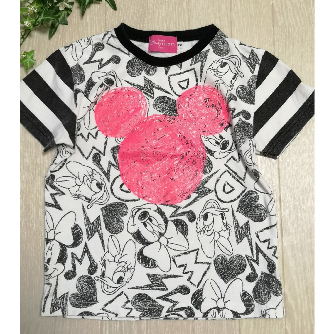 Disney(ディズニー)の☆TDR ディズニー Disney ミニー＆デイジー キッズ Tシャツ☆ キッズ/ベビー/マタニティのキッズ服女の子用(90cm~)(Tシャツ/カットソー)の商品写真