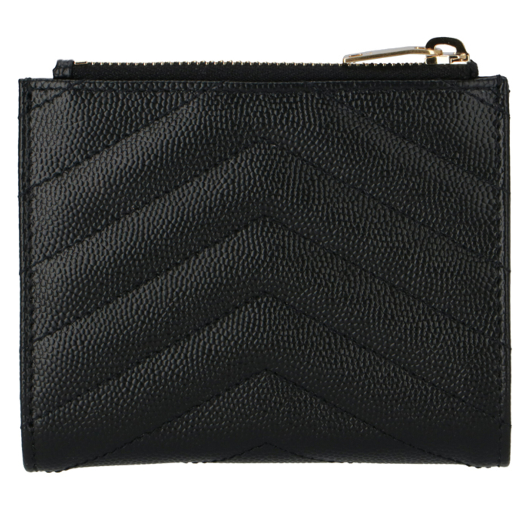 サンローラン パリ SAINT LAURENT PARIS 財布 二つ折り ミニ財布 モノグラム ジップ カードケース ブラック 575879 BOW01 1000 サンローラン パリ SAINT LAURENT PARIS 財布 二つ折り ミニ財布 モノグラム ジップ カードケース ブラック 575879 BOW01 1000