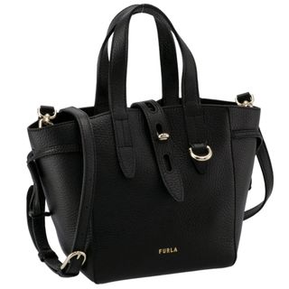 フルラ(Furla)のフルラ FURLA トートバッグ NET MINI TOTE ショルダー クロスボディバッグ ブラック BASRFUA HSF000 O6000(トートバッグ)