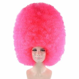 2022新作モデル ウィッグ☆Wigs2you 茶 巨大 アフロ パーティー ☆ H