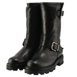 ジミーチュウ(JIMMY CHOO)のジミーチュウ JIMMY CHOO バイカーブーツ BIKER II シューズ 靴 ブラック BIKERII SQM 0001(ブーツ)