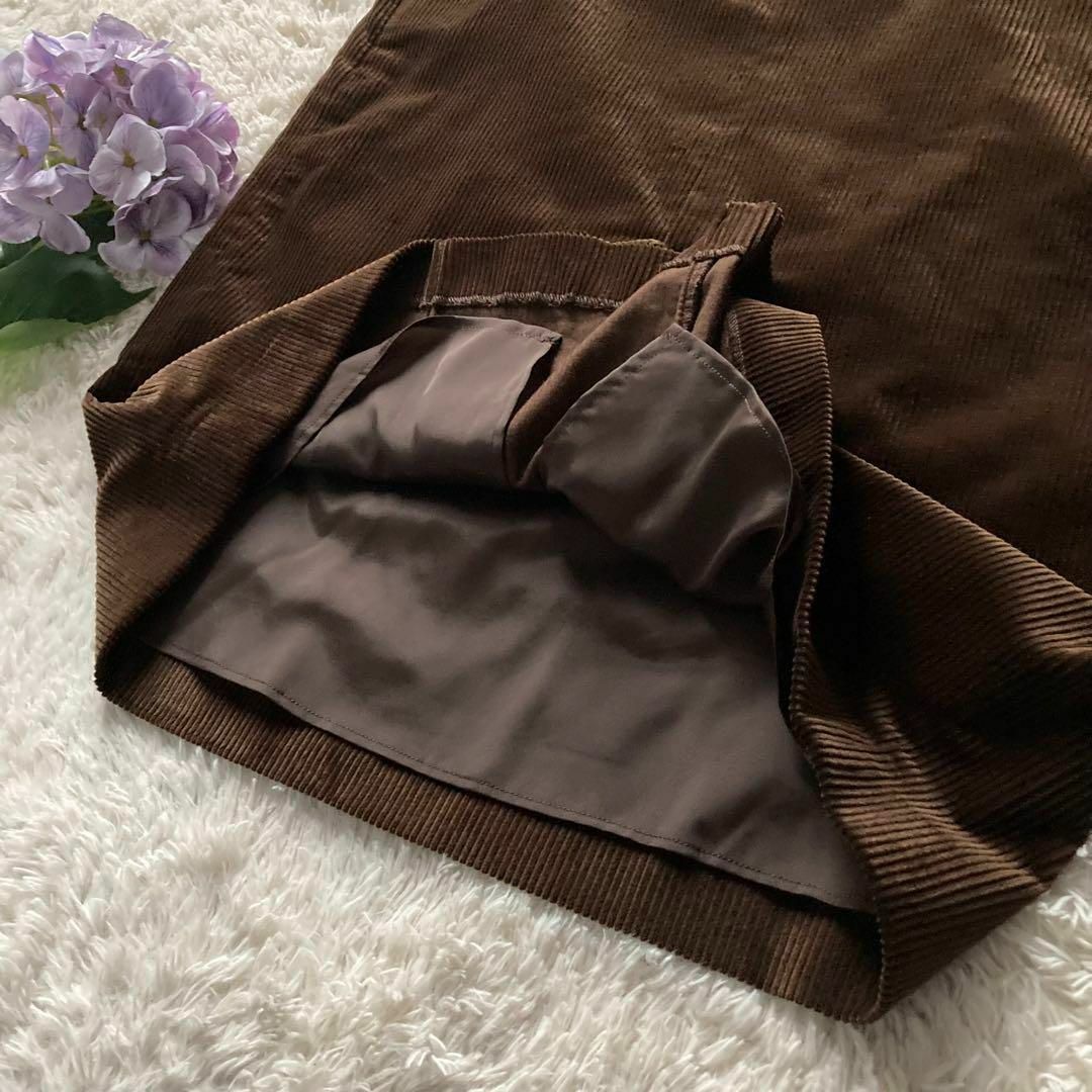 希少50サイズ 23区 ナチュラルストレッチ コーデュロイ タイトスカート 美品