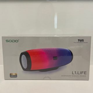 SODO L1 LIFE ポータブル Bluetooth スピーカー BLACK(スピーカー)