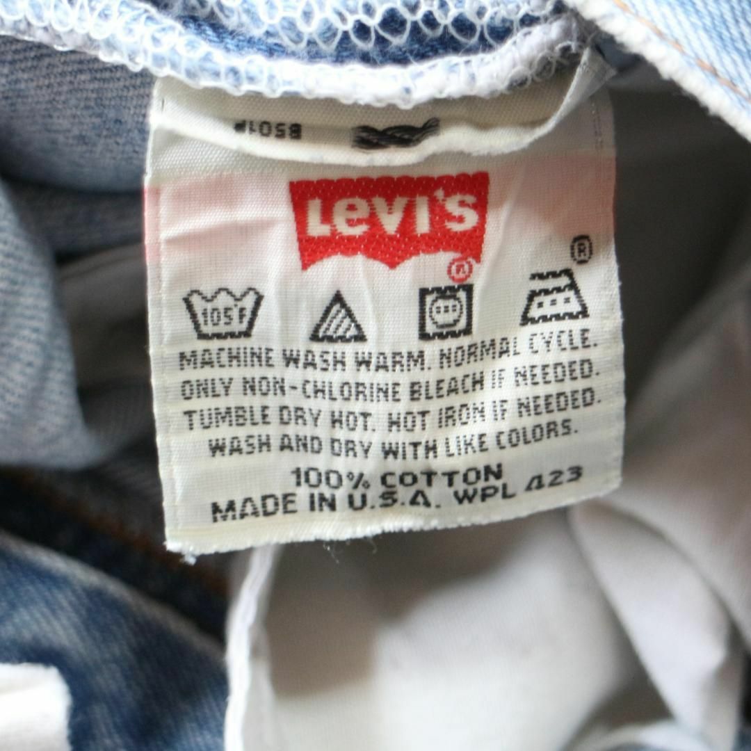 Levi's(リーバイス)のLevi's リーバイス 501 USA製 90s グランジ デニム 33 メンズのパンツ(デニム/ジーンズ)の商品写真
