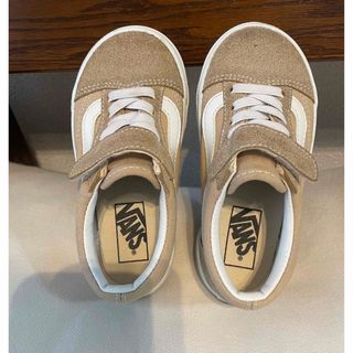 ヴァンズ(VANS)のVANS OLD SKOOLキッズ オールドスクール ベージュ V36CJBEI(スニーカー)