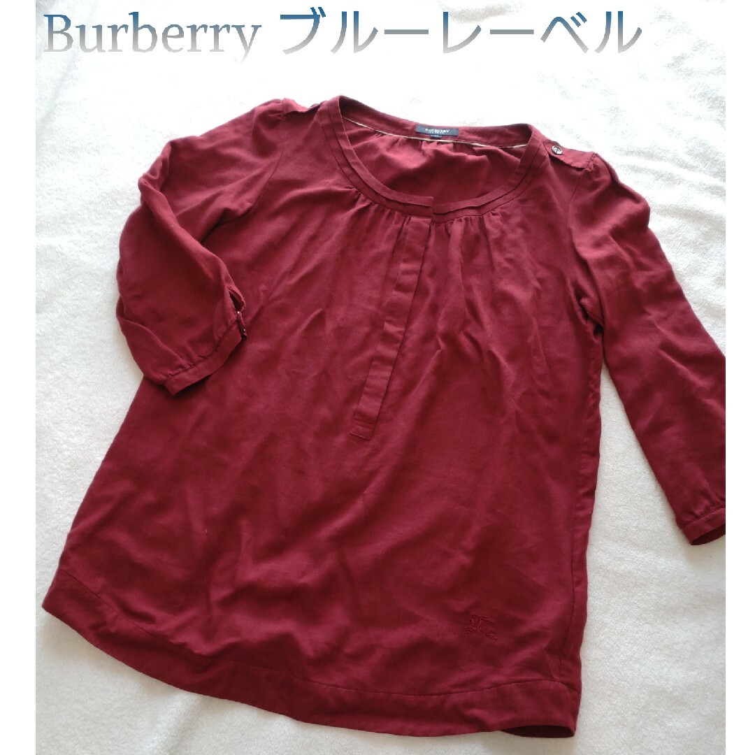 BURBERRY BLUE LABEL - burberry バーバリーブルーレーベル シャツ七分 ...