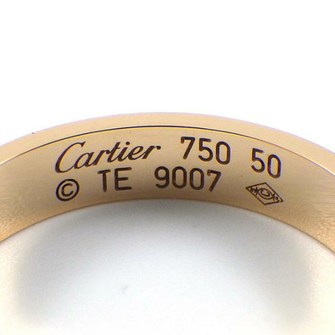 カルティエ Cartier リング ラブ ウェディング バンド 3.5mm B4085200 ミニ K18PG 9.5号 / #50使用石