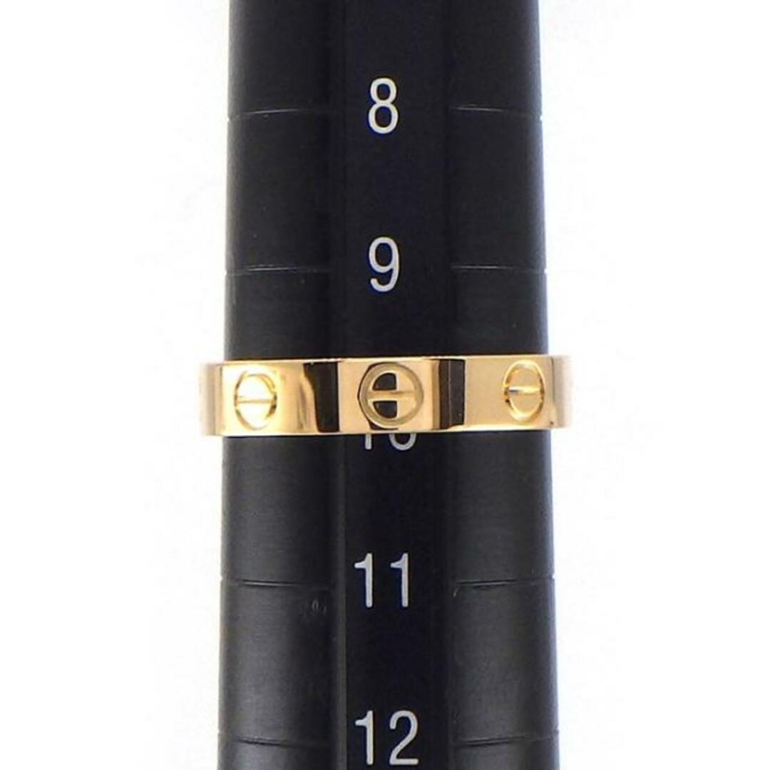 カルティエ Cartier リング ラブ ウェディング バンド 3.5mm B4085200 ミニ K18PG 9.5号 / #50使用石