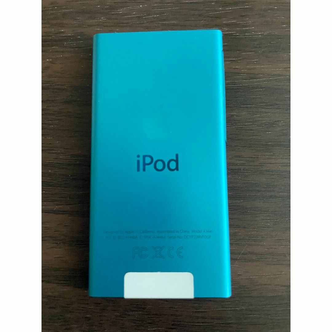 Apple(アップル)のApple iPod nano 第7世代 MD477J ブルー 16GB スマホ/家電/カメラのオーディオ機器(ポータブルプレーヤー)の商品写真