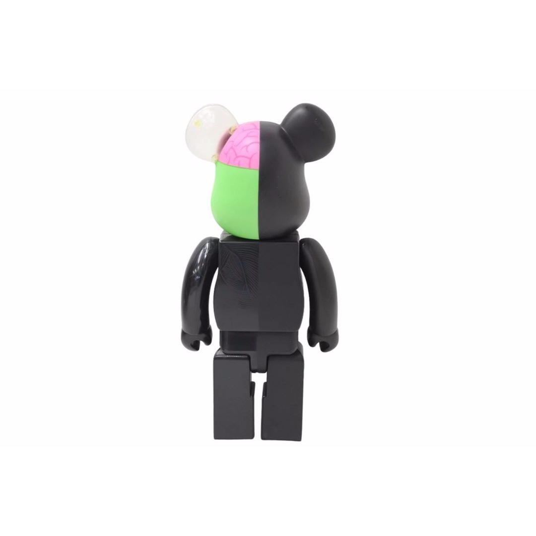 BE@RBRICK KAWS 人体模型 400% 赤/レッド 箱 COMPANION メディコムトイ