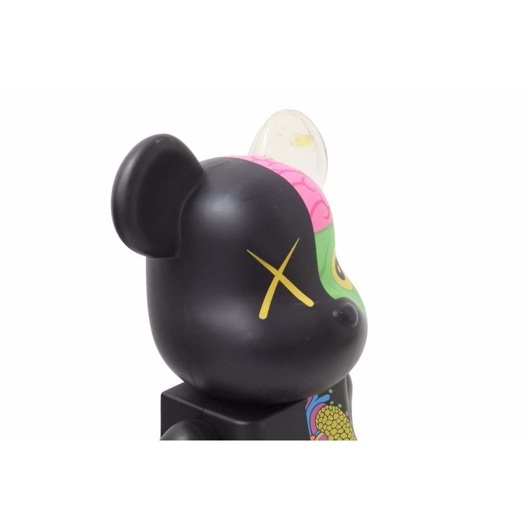 BE@RBRICK KAWS 人体模型 400% 赤/レッド 箱 COMPANION メディコムトイ