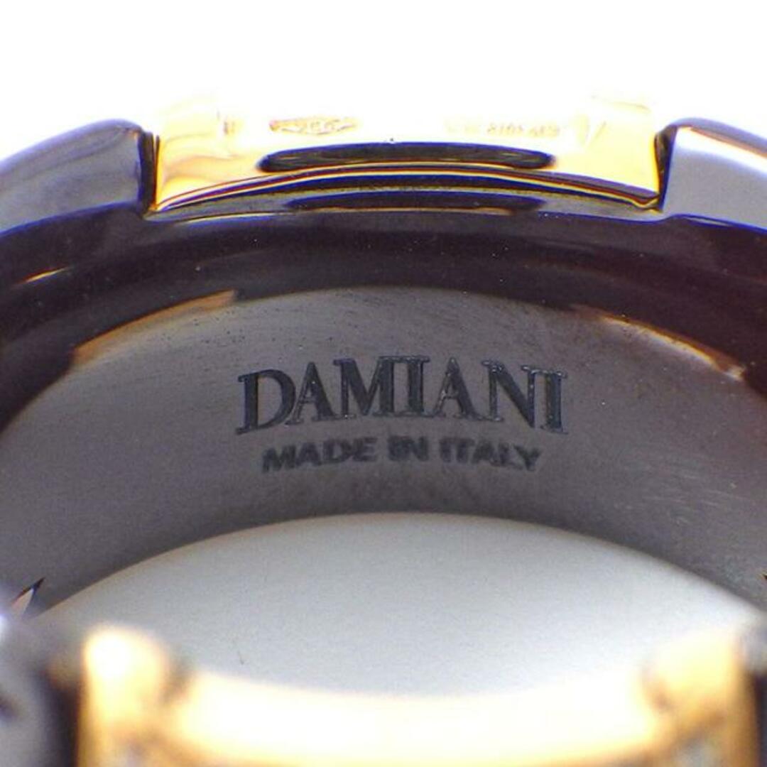 Damiani(ダミアーニ)のダミアーニ DAMIANI リング Dアイコン ディーアイコン ダイヤモンド K18PG ブラウン セラミック 8.5号 【中古】 レディースのアクセサリー(リング(指輪))の商品写真