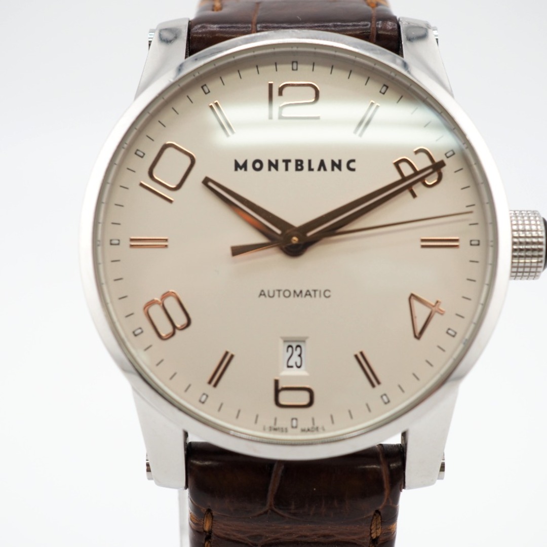 モンブラン MONTBLANC 腕時計
 タイムウォーカー オートマティック AT 7210 アイボリー