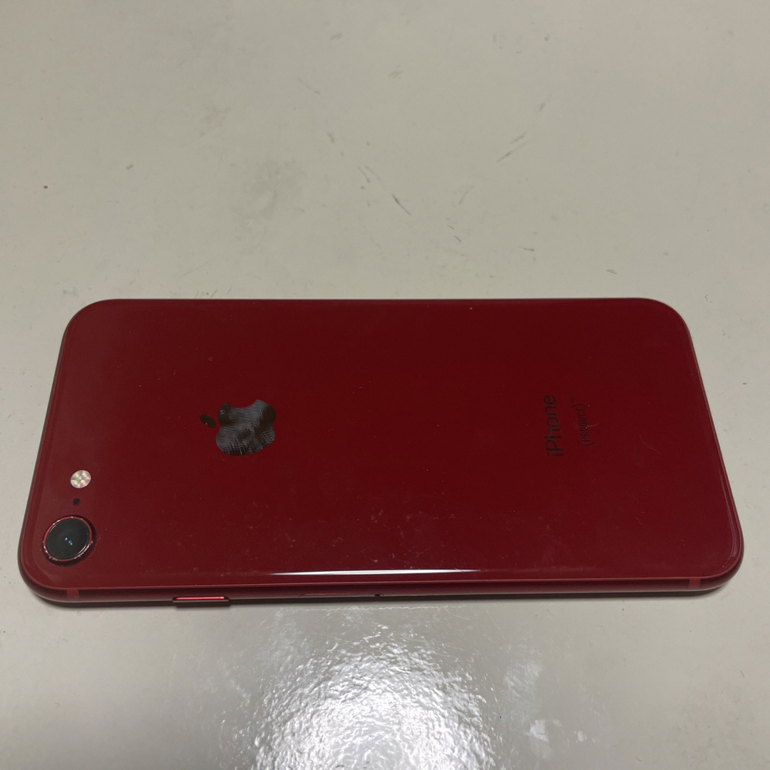 iPhone8 64GB RED SIMフリー バッテリー新品100％