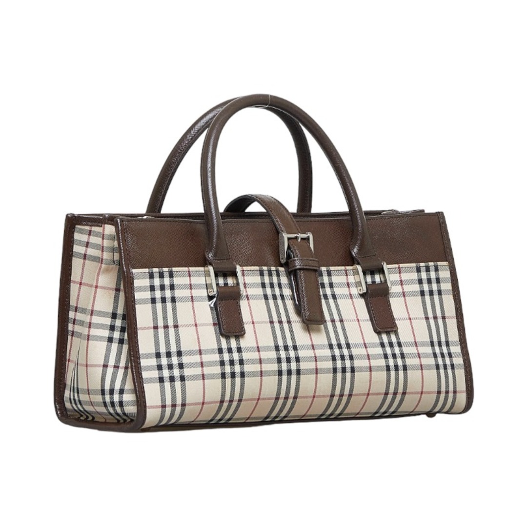 BURBERRY(バーバリー)のバーバリー ノバチェック ハンドバッグ キャンバス レディース BURBERRY 【200-03955】 レディースのバッグ(ハンドバッグ)の商品写真