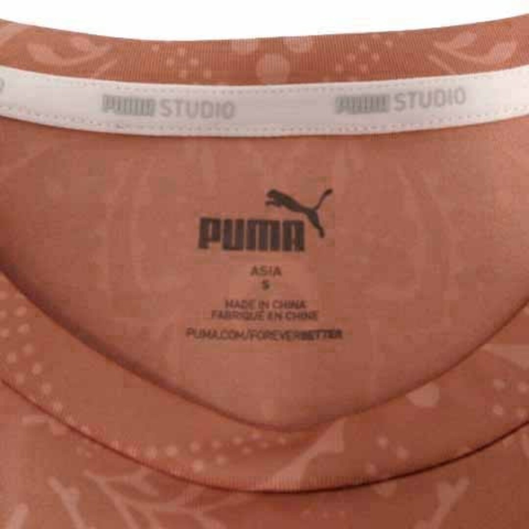 PUMA(プーマ)のPUMA Tシャツ DRY CELL 半袖 プリント 総柄 サーモンピンク S スポーツ/アウトドアのスポーツ/アウトドア その他(その他)の商品写真