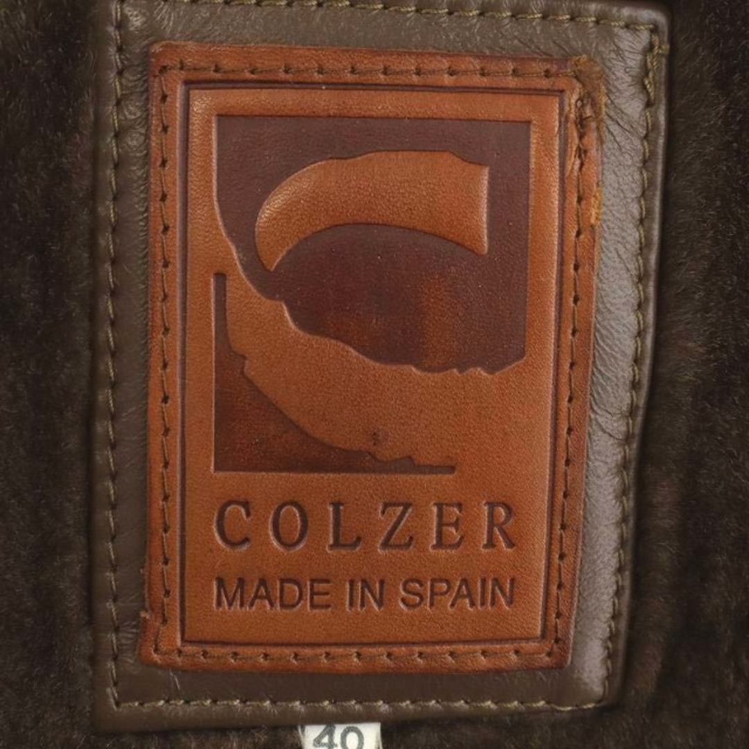 other - コルザ COLZAR ムートンコート ロング丈 40 M 茶 スペイン製の
