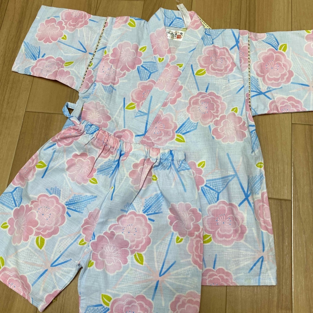 petit main(プティマイン)のキッズ甚平 浴衣 キッズ/ベビー/マタニティのキッズ服女の子用(90cm~)(甚平/浴衣)の商品写真