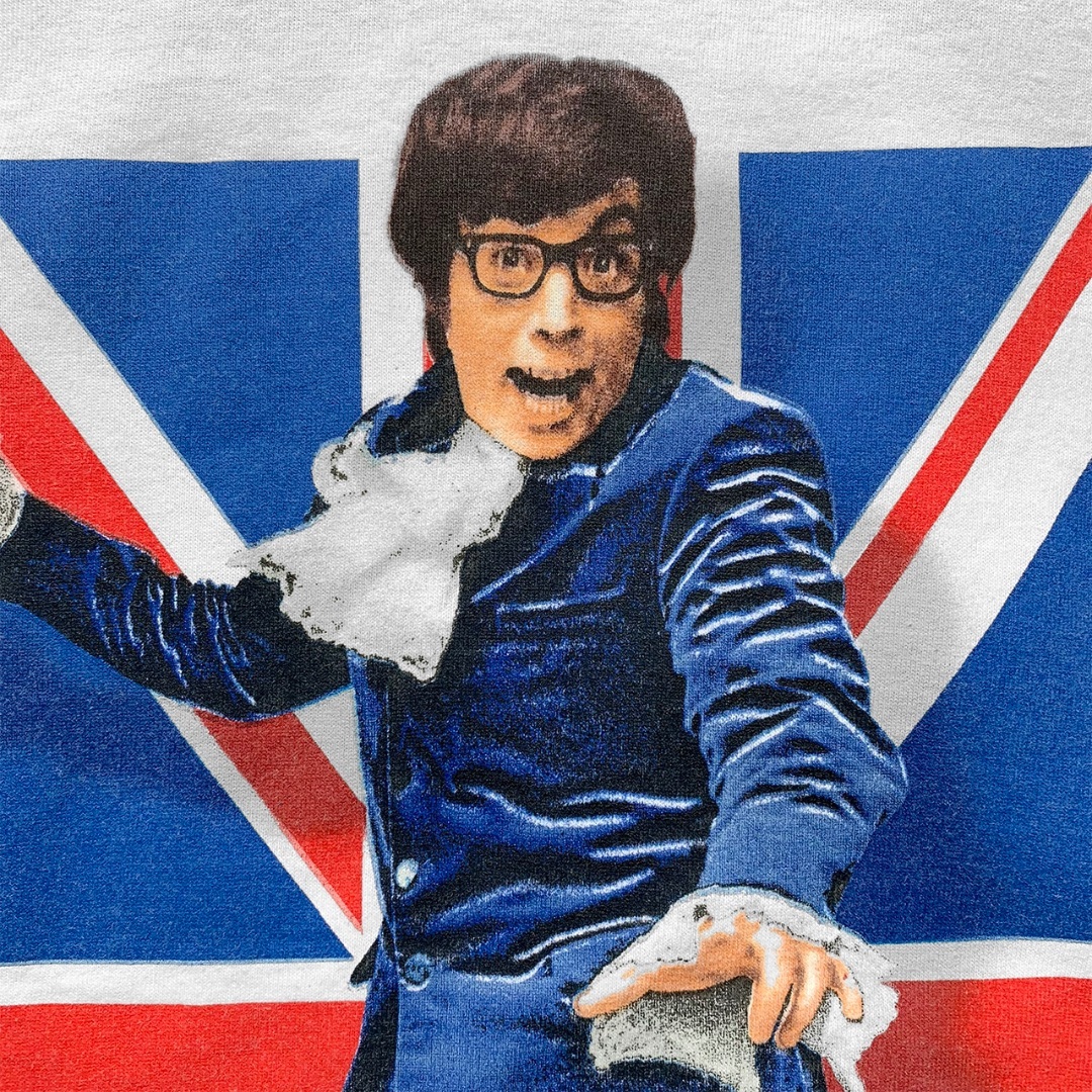 90sヴィンテージ｜1998 オースティン・パワーズ UK Tシャツ [XL] - T