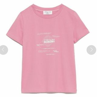 スナイデル(SNIDEL)のsnidel グラフィックtシャツ　ピンク(Tシャツ(半袖/袖なし))